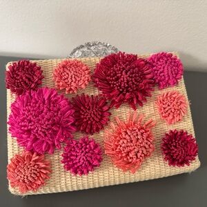 Kate Spade New York Floral Emmanuel Montigo Avenue Clutch Natural